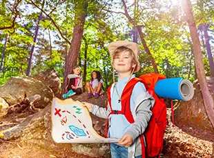 Outdoor scavenger hunts